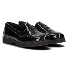 Mocasines de piel Filippo DP3172/21 Bk negro 5