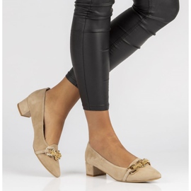 Zapatos de piel Filippo 2109/2 beige 7