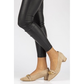 Zapatos de piel Filippo 2109/2 beige 8