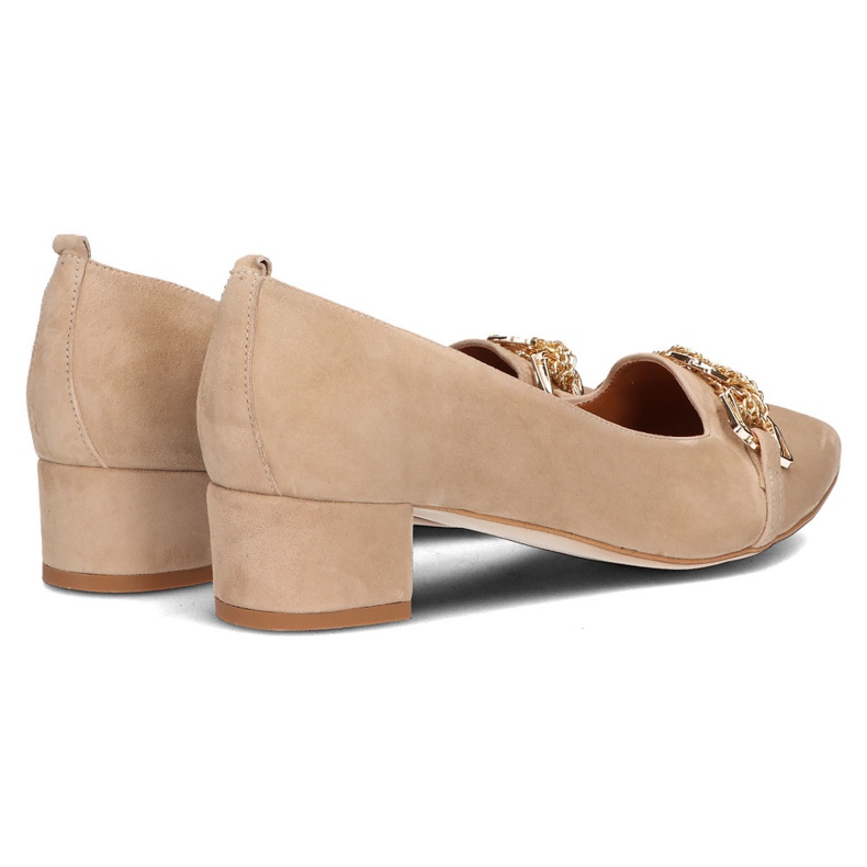Zapatos de piel Filippo 2109/2 beige 2