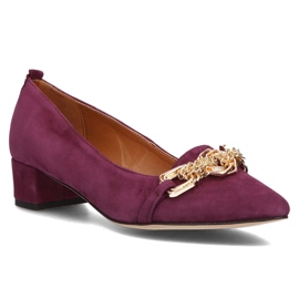 Zapatos de piel Filippo 2109/2 violeta 5