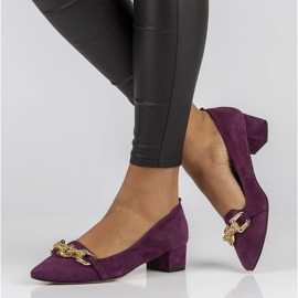 Zapatos de piel Filippo 2109/2 violeta 7
