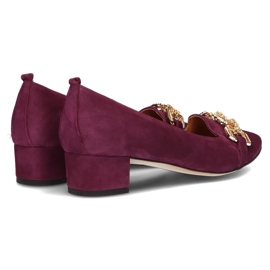 Zapatos de piel Filippo 2109/2 violeta 3