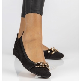 Bailarinas Filippo 894 de piel negro 6