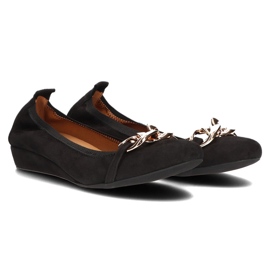 Bailarinas Filippo 894 de piel negro 5
