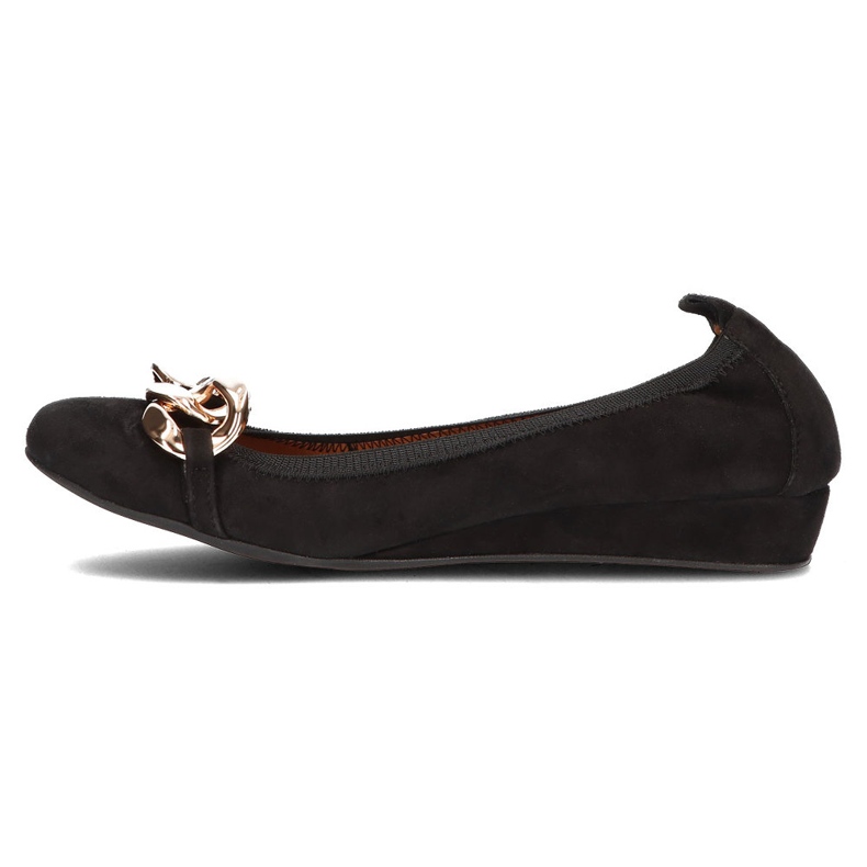 Bailarinas Filippo 894 de piel negro 2