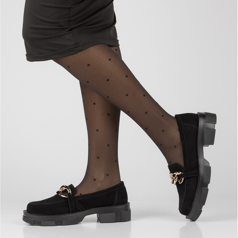 Zapatos de cuero Filippo DP3221/22 Bk S negro 1