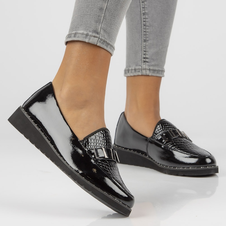 Mocasines de piel Filippo DP1515/22 Bk L negro 1