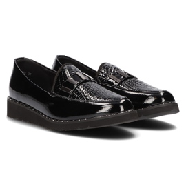 Mocasines de piel Filippo DP1515/22 Bk L negro 7