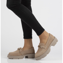 Zapatos de piel Filippo DP3221/22 Be beige 5
