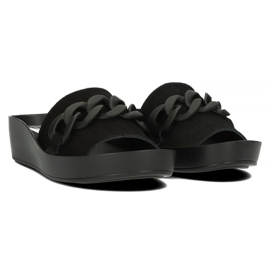 Babuchas de piel Filippo DK3593/22 Bk negro 6