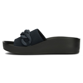 Babuchas de piel Filippo DK3593/22 Nv azul marino 4