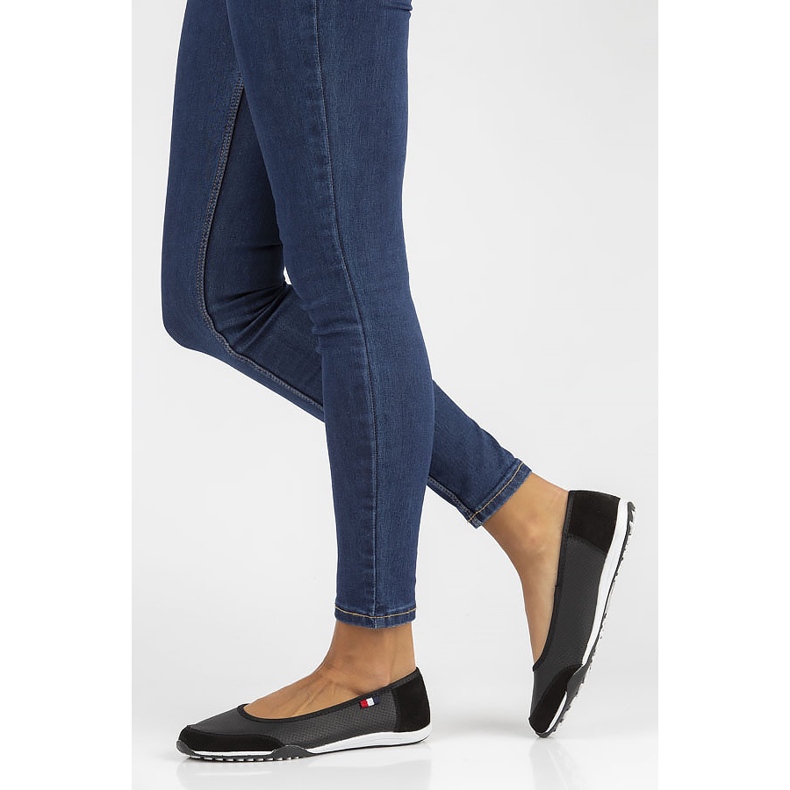 Zapatos de cuero Filippo DP142/22 Bk negro 1