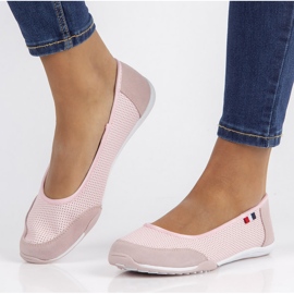 Zapatos de cuero Filippo DP142/22 Pi rosa rosado 7