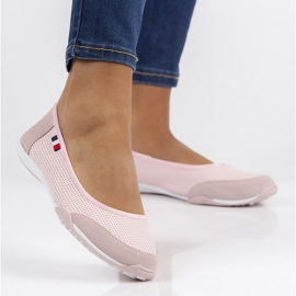 Zapatos de cuero Filippo DP142/22 Pi rosa rosado 2