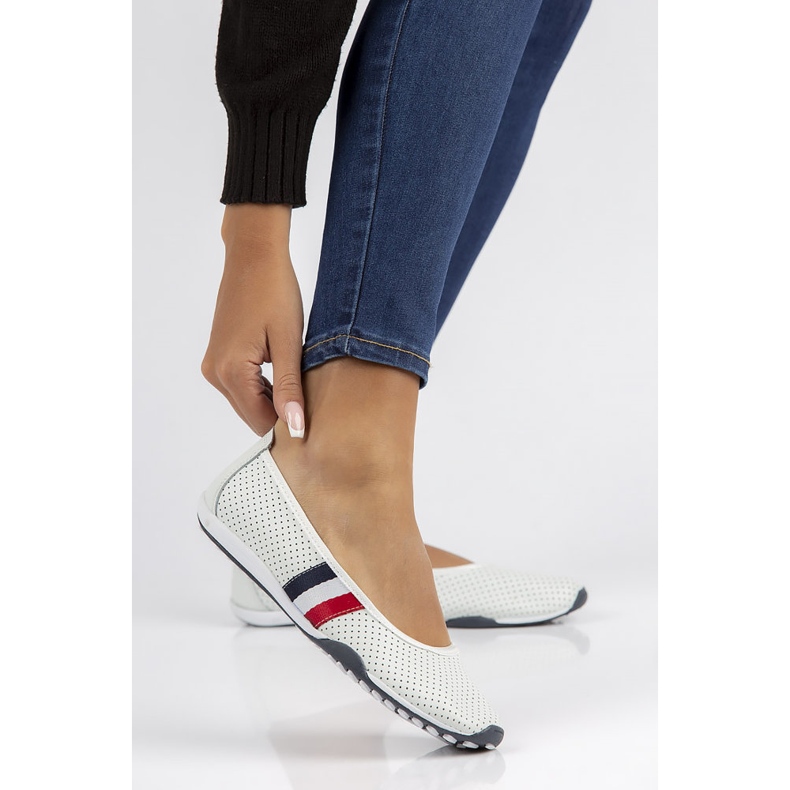 Zapatos de piel Filippo DP2063/22 Wh blanco 2