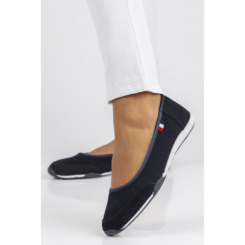 Zapatos de piel Filippo DP143/22 Nv azul marino 1