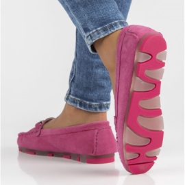 Mocasines de piel Filippo DP1202/22 Fh rosa rosado 7