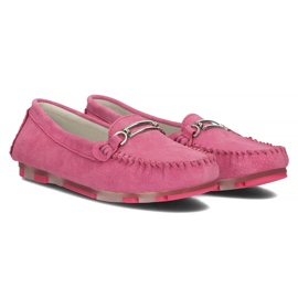Mocasines de piel Filippo DP1202/22 Fh rosa rosado 5