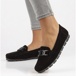 Mocasines de piel Filippo DP3630/22 Bk negro 7