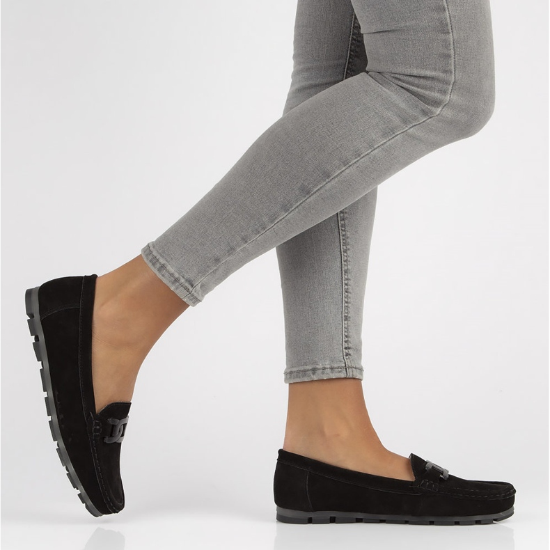 Mocasines de piel Filippo DP3630/22 Bk negro 2