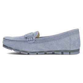Mocasines de piel Filippo DP3630/22 Bl azul 5