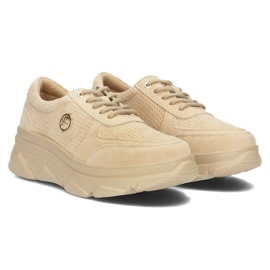 Zapatillas de cuero Filippo DP2138/22 Be Be beige 7