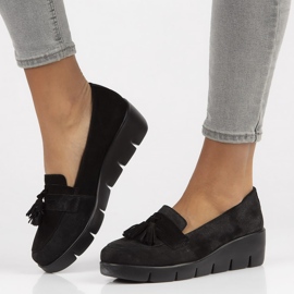 Mocasines en piel Filippo DP3162/22 Bk Su negro 1