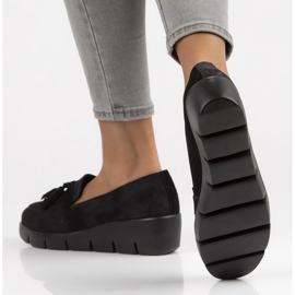 Mocasines en piel Filippo DP3162/22 Bk Su negro 2