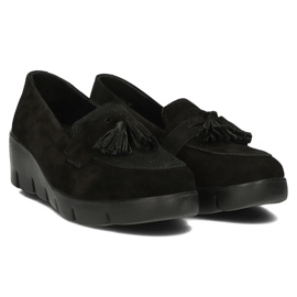 Mocasines en piel Filippo DP3162/22 Bk Su negro 5