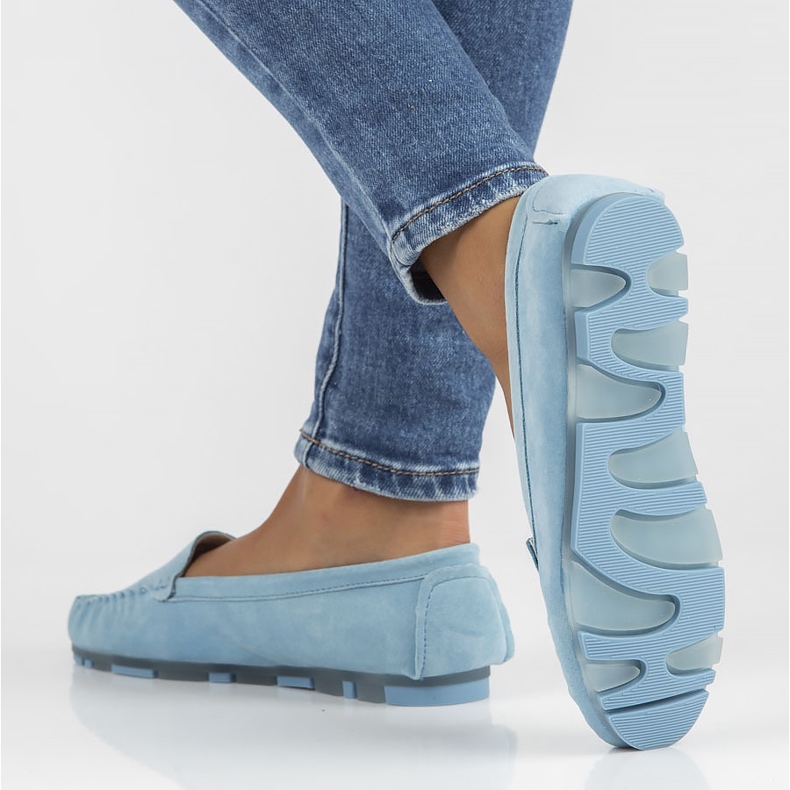 Mocasines de piel Filippo DP2037/22 Bl azul 2 Mocasines de piel Filippo DP2037/22 Bl azul 2