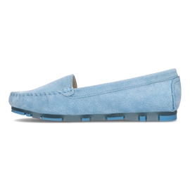 Mocasines de piel Filippo DP2037/22 Bl azul 5