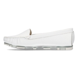 Mocasines de piel Filippo DP2037/22 Wh blanco 5