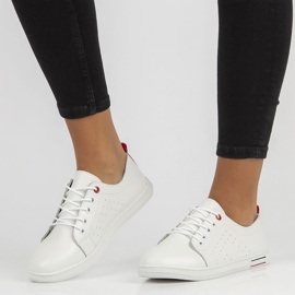 Zapatos de piel Filippo DP3508/22 Wh blanco 7