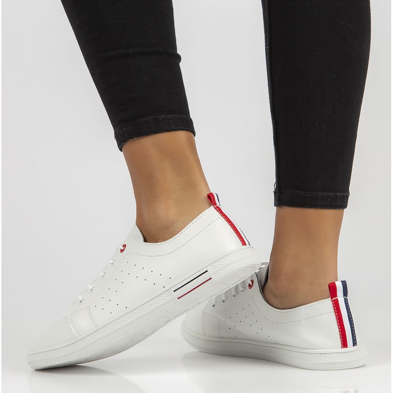 Zapatos de piel Filippo DP3508/22 Wh blanco 2