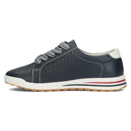 Zapatos de piel Filippo DP3509/22 Nv azul marino 4
