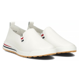 Zapatos de piel Filippo DP3510/22 Wh blanco 4