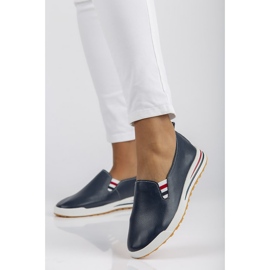 Zapatos de piel Filippo DP3510/22 Nv azul marino 1