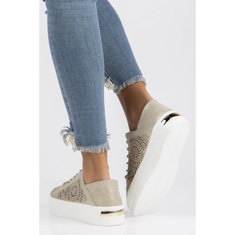 Zapatos de piel FILIPPO DP3529/22 Go golden dorado 1 Zapatos de piel FILIPPO DP3529/22 Go golden dorado 1