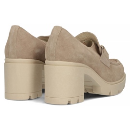 Zapatos de piel Filippo 20097 Taupe gris 7