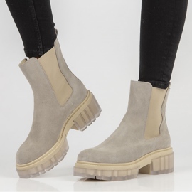 Botines Filippo 30328 ante gris 7