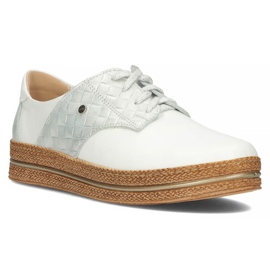 Zapatos de piel Filippo 10123 blanco 3