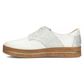 Zapatos de piel Filippo 10123 blanco 4