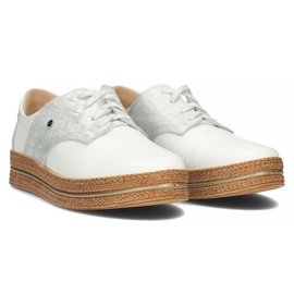 Zapatos de piel Filippo 10123 blanco 5