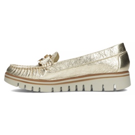 Mocasines de piel Filippo 10134 oro dorado 4