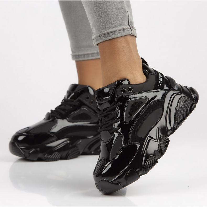 Zapatillas de cuero Filippo BJ1848-SP negro 1