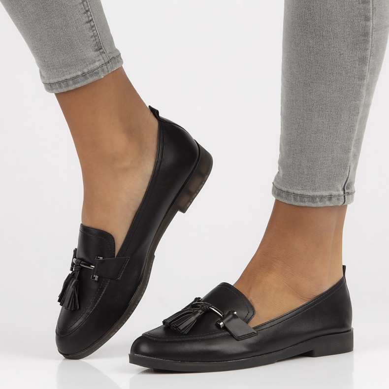 Zapatos negros Filippo B50019-BL 2