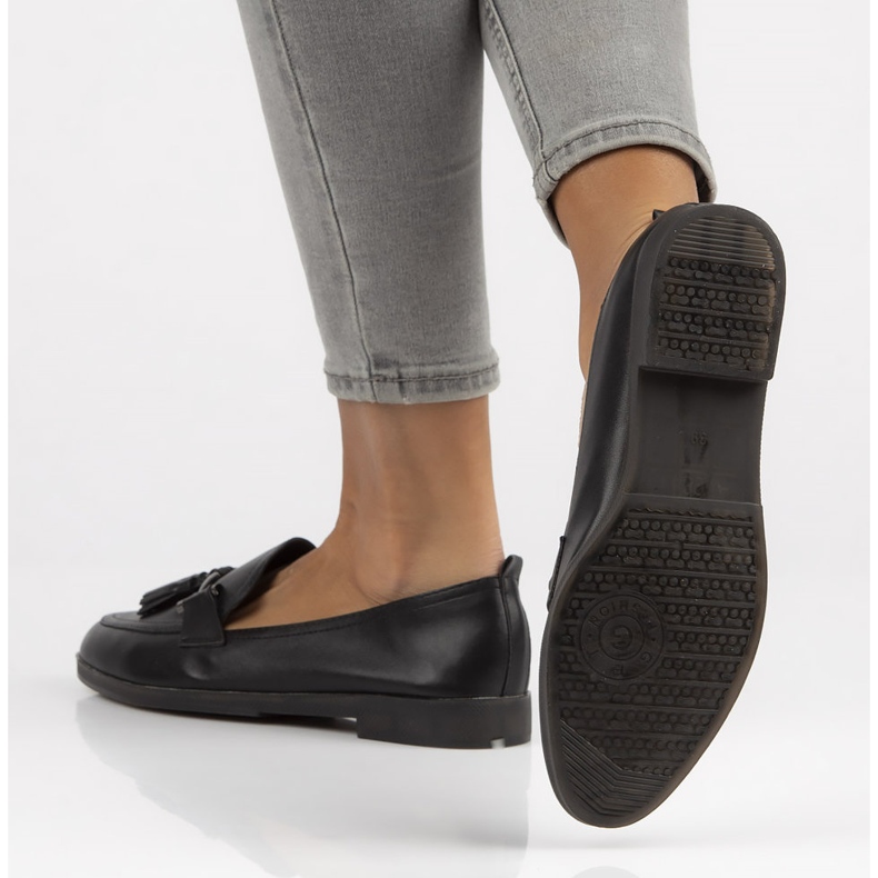 Zapatos negros Filippo B50019-BL 1