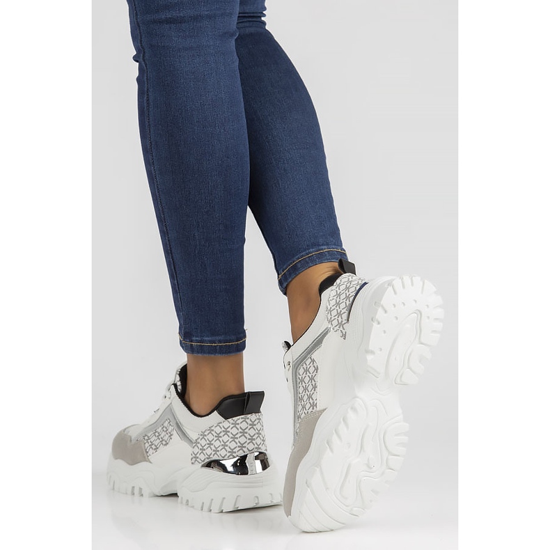 Zapatillas Filippo BB116 blanco y negro 1