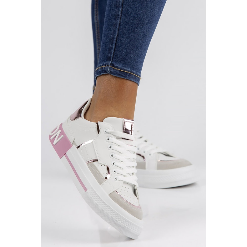 Zapatillas Filippo GG599 rosas blanco rosado multicolor 1